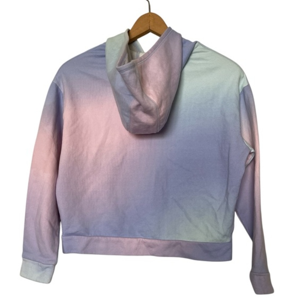 Adidas Girls XL (16) Purple Gradient Fleece‎ Hoodie - Picture 6 of 8